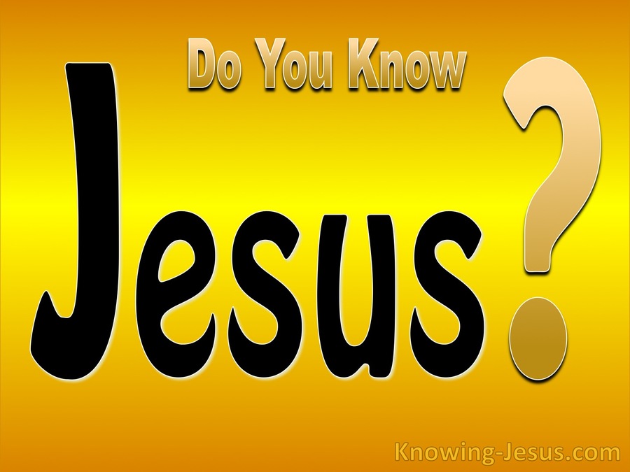 Do You Know Jesus (devotional)06-15 (yellow)